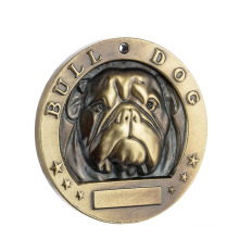 Custom Dog Tags Pure Copper Pet Dog Название бренда идентификация бренда Dog Tag Bulldog Labrador Teddy